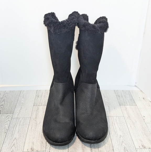 UGG Edelina waterproof suede wedge boots - Picture 6 of 16